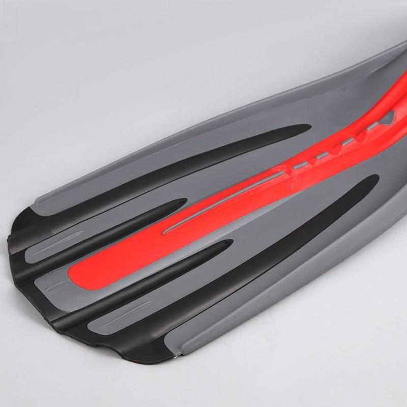 Adult Open-Heel Swim Fins Snorkeling Freediving Scuba Diving Silicone Rubber Medium-Length Frog Size 34-47
