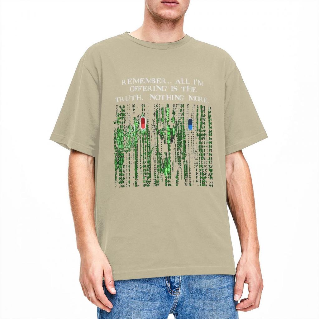 Мужские футболки Neo из фильма Матрица, научно-фантастические топы из чистого хлопка, винтажные футболки с коротким рукавом и круглым вырезом, идея для подарка