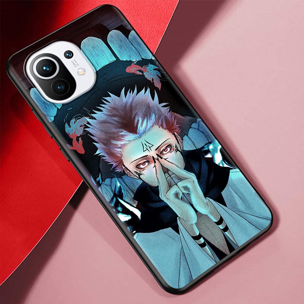 Чехол Jujutsu Kaisen для Xiaomi Poco X3 NFC M3 Mi 11 Lite 5G 12X 11T 10T 12 Pro 9T Note 10 9 Силиконовый Черный Мягкий Чехол для Телефона