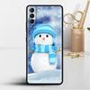 Мультяшный снеговик Рождественский мягкий чехол для Samsung Galaxy S22 S20 FE S21 S10 S9 Plus S8 Note 20 Ultra 10 Lite чехол для телефона