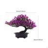 Artificial Bonsai Tree As Decorative Piece, Realistic Faux Plant for Windowsill And Office