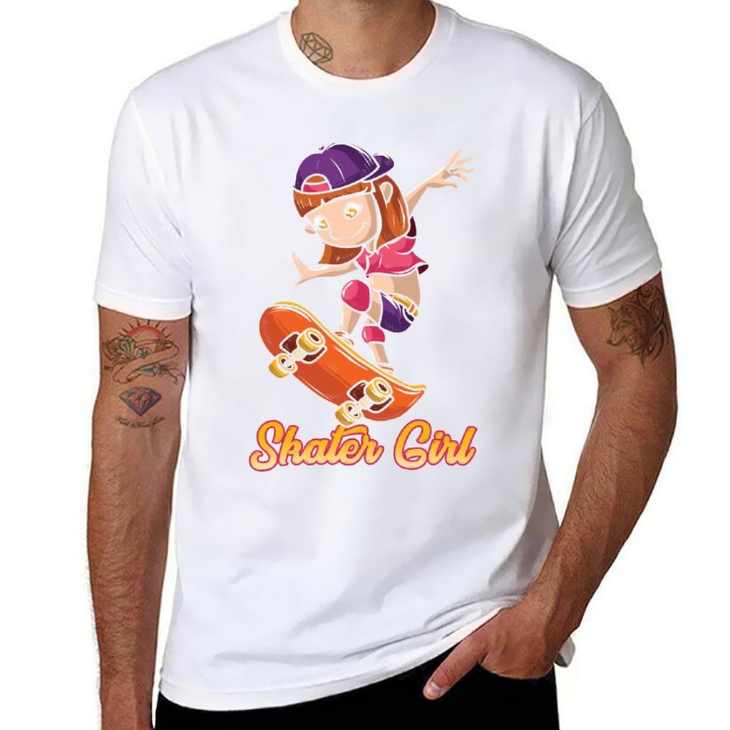 Skater Girl Skateboard Skateboarder Graphics Tshirt Casual Trendy Streetwear Tee Shirt Tshirt