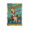 Винтажная металлическая жестяная вывеска Midnight Lounge Pin Up Girl для дома, газового бара, паба, кухни, гаража, ресторана, стены, Deocr, таблички