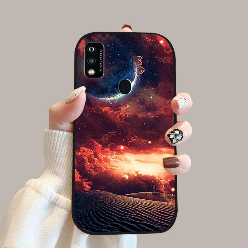 Чехол для ZTE Blade A51 A52 A53 Цветной Рисованный Мягкий Силиконовый Чехол для Телефона Для ZTE Blade A31 Модный Защитный Fundas Coque