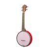 Lahaina Crystal Banjo Ukulele Красный LBU-200RD