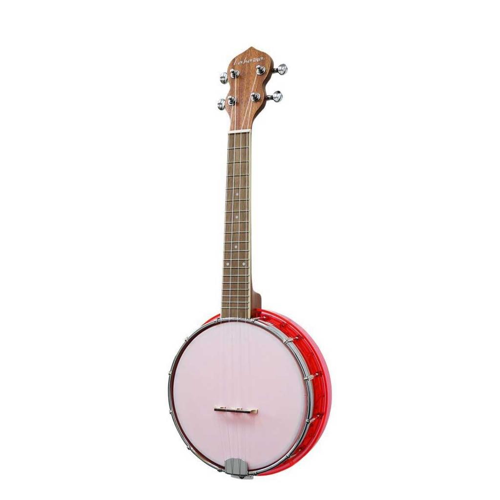 Lahaina Crystal Banjo Ukulele Красный LBU-200RD