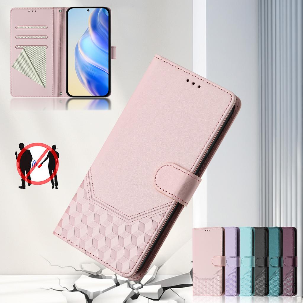 Leather Case Wallet Durable Leather RFID Blocking Card Holders Shockproof Kickstand Protective Flip Cover For Samsung Galaxy A26 A25E A56 A36 A16 A06