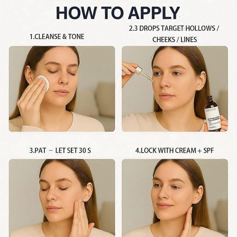 1-5x Сыворотка с Волюфилином, Сыворотка с Волюфилином под глаза, Ампула для улучшения эластичности кожи лица и тела, Морщины, Увлажняющая текстура