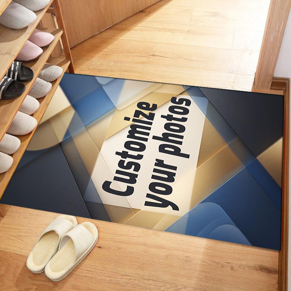 Customize Photo Customizable photos Floor Rug Office Rug Design for Decorate room Bedrooms Balcony Study room Antislip Carpet Decorate Offices