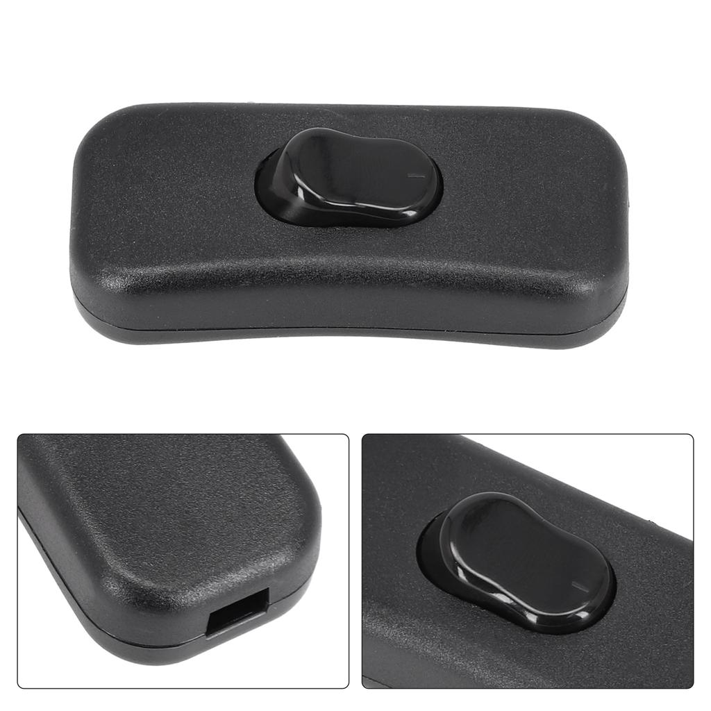In Line Cord Switch Rocker Switch On/Off Lamp Control 303 Push Button Switch For Desk Lamp Floor Lamp