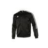 Classic Striped Logo Windbreaker Casual Baseball Jacket Men Outerwear Black GL6860