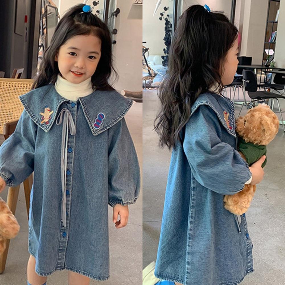 Джинсовая юбка для девочек, детское платье