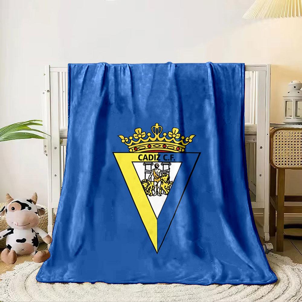 Cadiz C.F. Blue Blanket for all seasons blanket lunch break throw gift