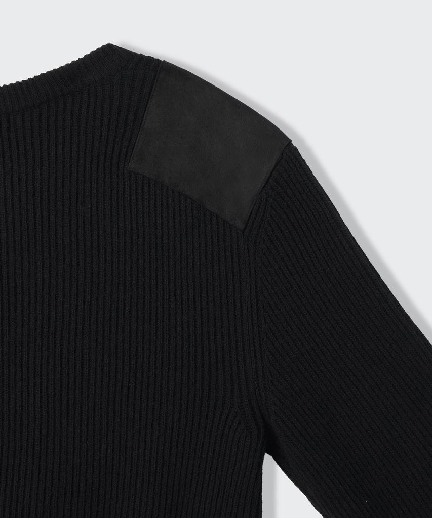 MUSINSA STANDARD Ribbed Commando Knit [Black]