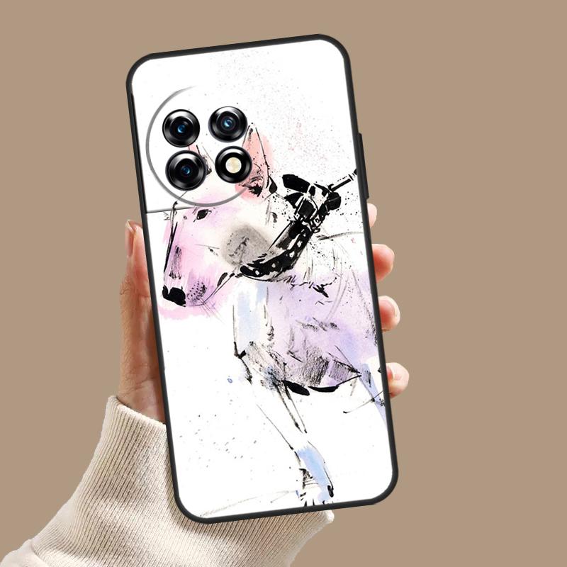 Чехол для телефона OnePlus с изображением английского бультерьера для OnePlus Nord 5 CE 4 3 Lite N20 N30 OnePlus 15 13 12 11 8 9 10 Pro 12R 13T 13R