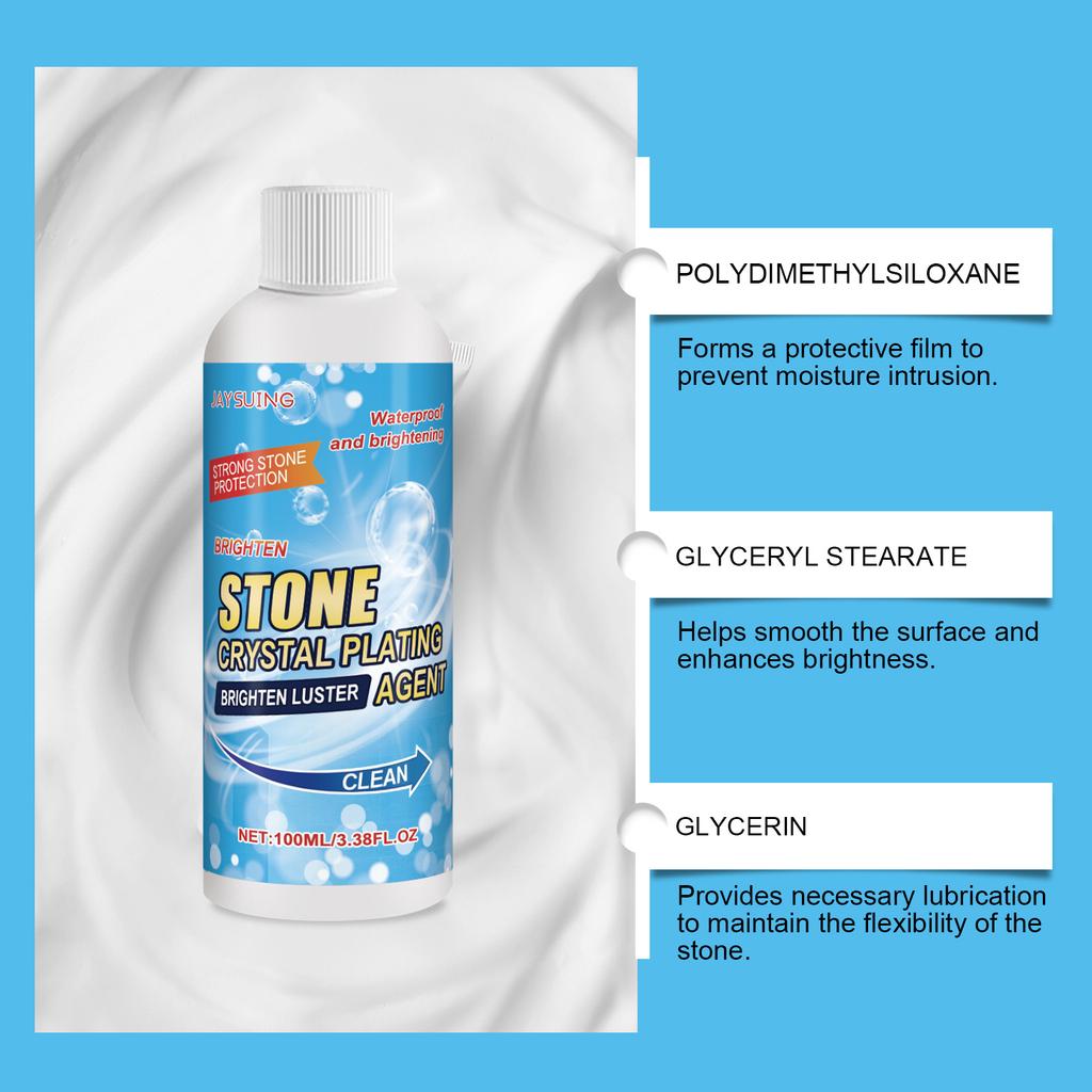 Stone Coating Agent - Scratch Repair, Stain Cleaning & Polishing Agent for Kitchen Quartz Stone & Tile Countertops