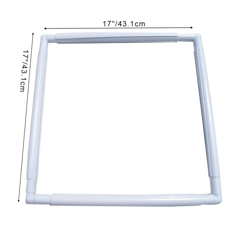 Square Rectangle Hoop Handheld Embroidery Snap Frame Embroidery Frame DIY Sewing Tool for