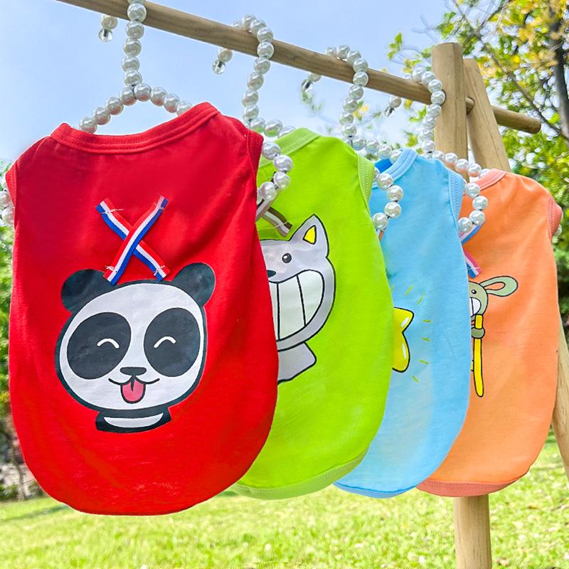Spring and summer webbing X dog vest pet clothes pass pattern, cat clothes vest pet supplies