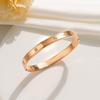 18k Rose Gold Diamond Buckle Bracelet - Korean Stylish Design, High-End Jewelry