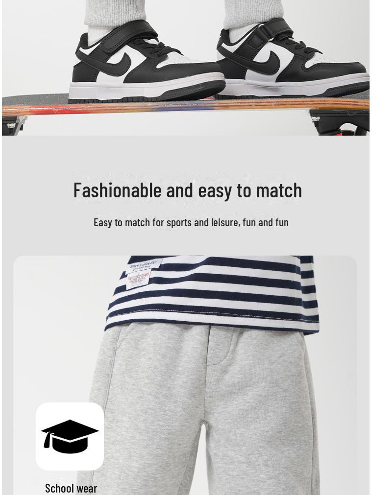 Спортивные штаны Youou Boys' Spring 2025 - Новые весенние и осенние спортивные штаны для детей
