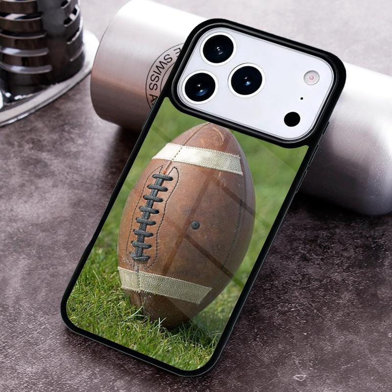 Чехол для телефона в виде мяча для регби для iPhone 17 16 15 Pro Max Air 14 13 12 11 Plus Ударопрочный Capa Чехол