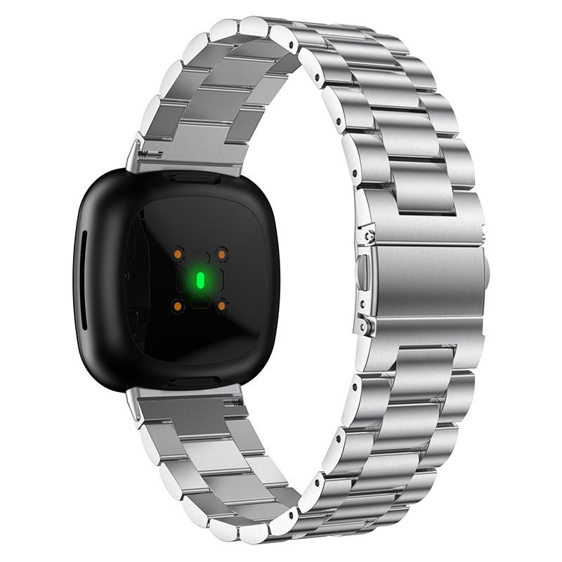 Металлический ремешок для часов Fitbit Versa 4/Sense 2 Ремешок для Fitbit Versa 3 2 Классический браслет Сменные аксессуары для браслета