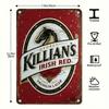 Винтажная металлическая жестяная табличка George Killian Irish Red Ретро Бар Настенный Декор 8x12 Дюймов
