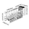 Self-Draining Sponge Holder Stainless Steel Dishcloth Rack Practical Sink Drain Rack  for Home