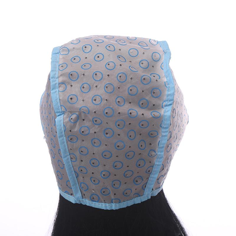 DIY Highlight Cap for Hair Coloring Disposable Hook & Loop Highlighting Tool with Needles Home Use Self-Service Hair Dyeing