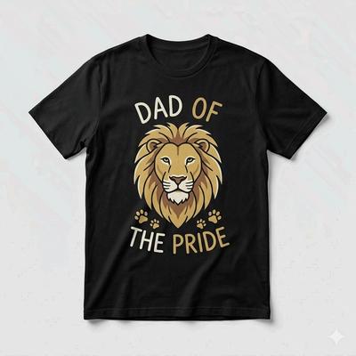 Lion Dad Of The Pride Shirt Father’s Day Gift For Dad Tee