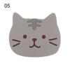 Cartoon Cat Shaped Silicone Dining Table Placemat Coaster Kitchen Accessories Mat Cup Mug Heat-resistant Animal Coffee Drink Pad