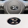 WFKY9 3D Aluminium Car Steering Wheel Center Emblem Badge Sticker Decal For KIA K2 K3 K5 KX5 GT Forte Rio Optima Sorento Accessories