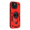For iPhone 13 Mini Case with Kickstand Shockproof TPU+PC Phone Back Cover