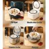 High Legged Porcelain Steaming Dish Flower Shape Steamer Rack Ceramic Steamer  Home Use