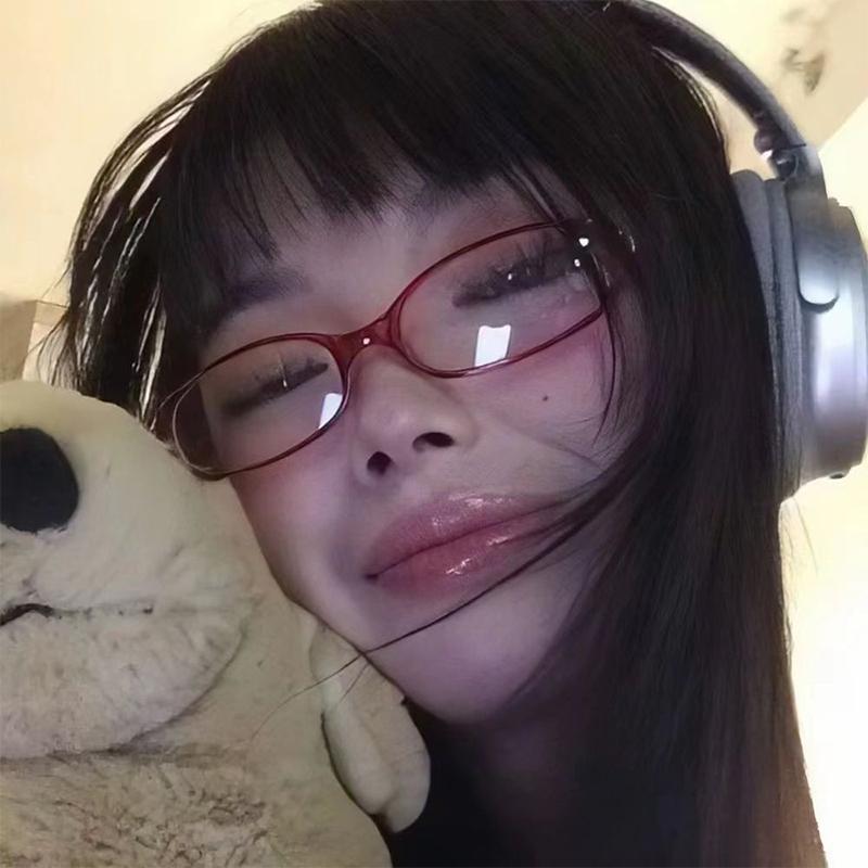 Ретро маленькая оправа для очков для девочек стиль ретро овальные очки женские очки декоративные компьютерные анти-синие очки