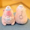 Cartoon Capybara Plush Keychain Pendant Stuffed Animals Doll Toys Backpack Hangings Decoration