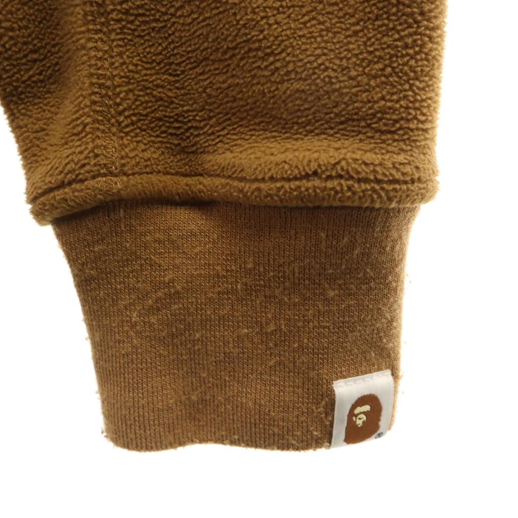 A Bathing Ape Мужской тренировочный топ с длинным рукавом S, коричневый, Polartec, б/у