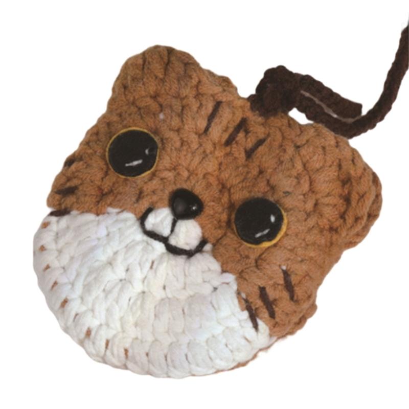 DIY Animals Crochet Starter Kits Plant Crochet Yarn Set Beginners Crochet Kits Learn to Crochet Set by English Video