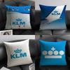 Знаменитая Королевская Голландская Авиакомпания KLM Наволочка Льняные Чехлы для Подушек Декоративные Для Дивана Домашние Подушки Чехлы Чехлы для Подушек Автомобильного Сиденья