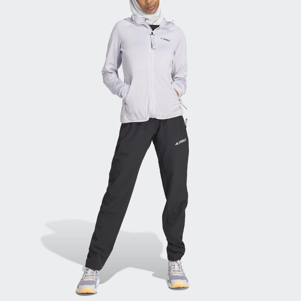 adidas Прямые повседневные брюки с логотипом и эластичным поясом, женские плавки, черные HN2951