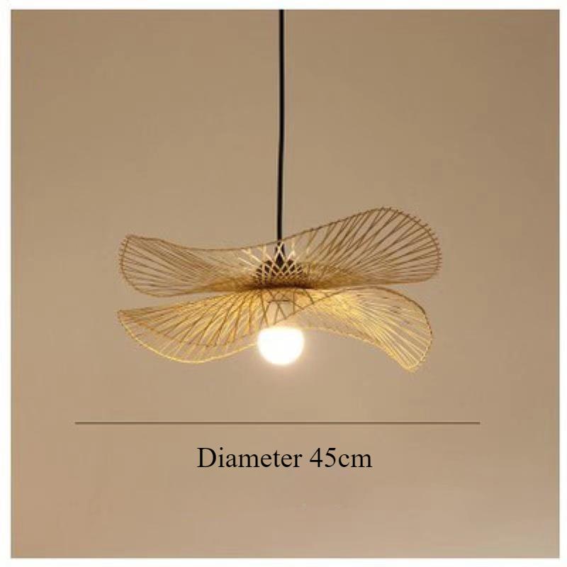 Modern Bamboo Pendant Lights Style Handmade Hanglamp Lighting Kitchen Island Pendant Lamp Restaurant Chandeliers Luminajavascript:ire