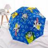 Rockopattern, automatic folding umbrella, portable and foldable design, 8 ribs, a Christmas or birthday gift.