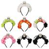 Halloween Decor Halloween Hair Hoop Simulation Flower Gothic Flower Hairband  Girls/Children