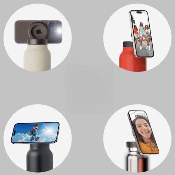 24 унции магнитный держатель для мобильного телефона спортивный чайник 304 нержавеющая сталь толстая изолированная термос бутылка