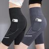 Women's Pocket Shark Pants - Summer Lightweight, No-Line, Tummy-Control Cycling & Yoga Shorts