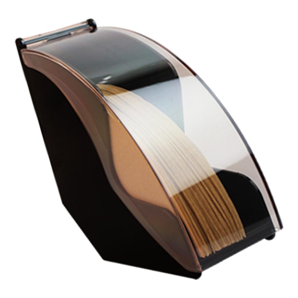 Многоцелевой ящик для хранения фильтровальной бумаги, пылезащитный дизайн, портативный аксессуар для домашнего хозяйства и ежедневного использования в кафе