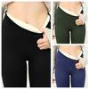 Plush Lined Thermal Pants High Waist Tights For Winter Fleece Leggings