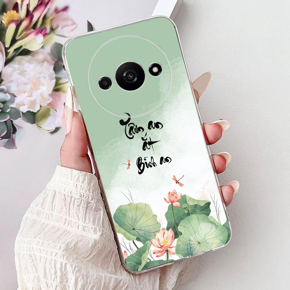 Для Xiaomi Redmi A3 A3x A4 Чехол RedmiA3 Pro Стильный Расписной Чехол Мягкий Тонкий Чехол для Телефона Для Xiaomi Redmi A3 Pro A3x RedmiA4 Корпус