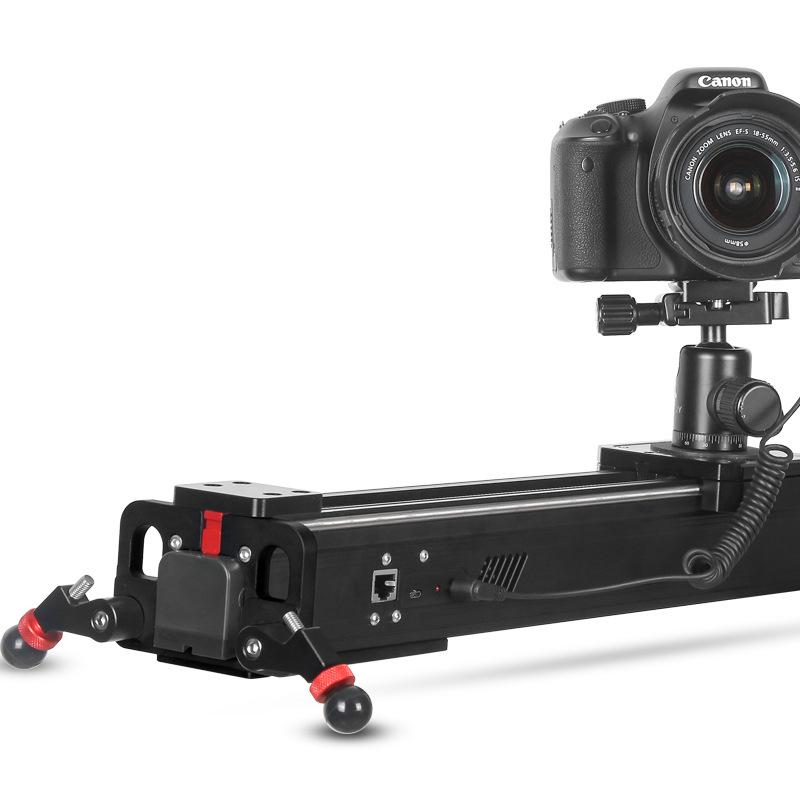 Leshe Tu Time-Lapse Electric Camera Slider with Remote Control and Live Streaming Capability