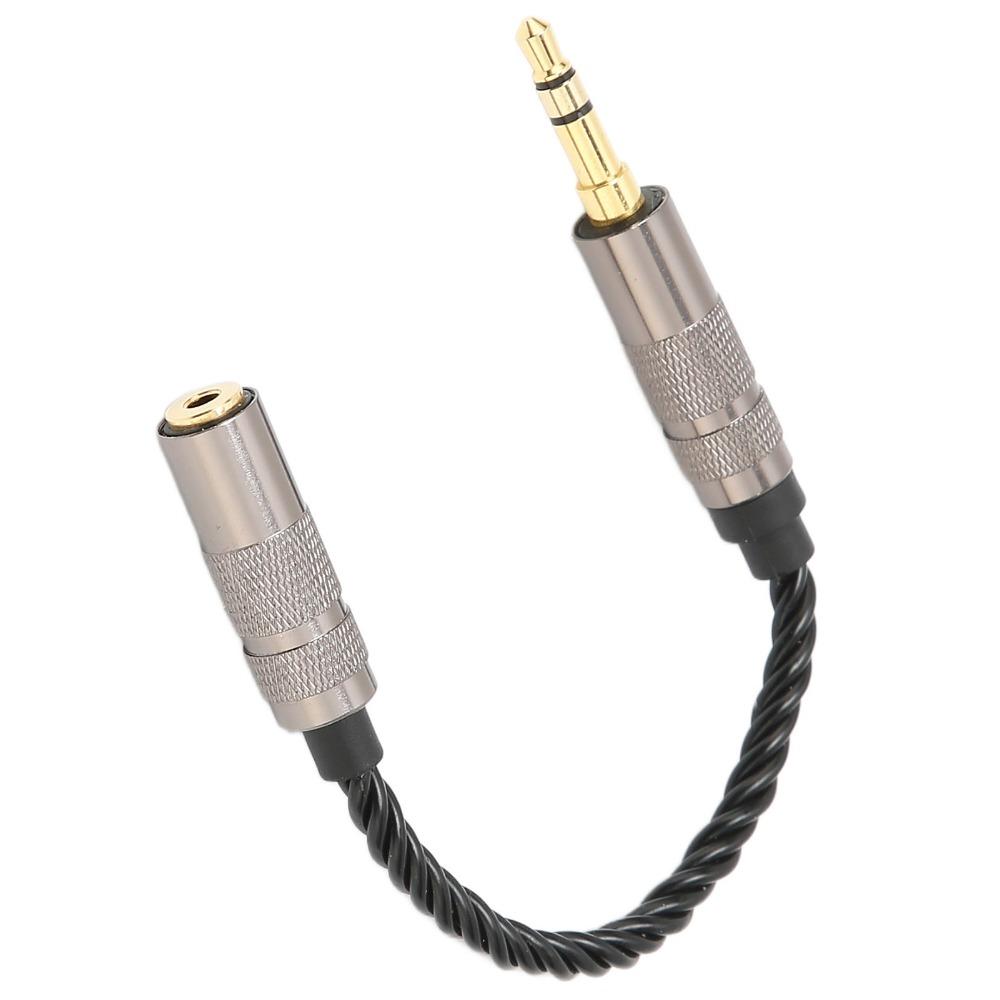 Lossless Sound 3.5 Stereo Male to 2.5 Balanced Female Adapter 4 Strands of Stranding Cable Home